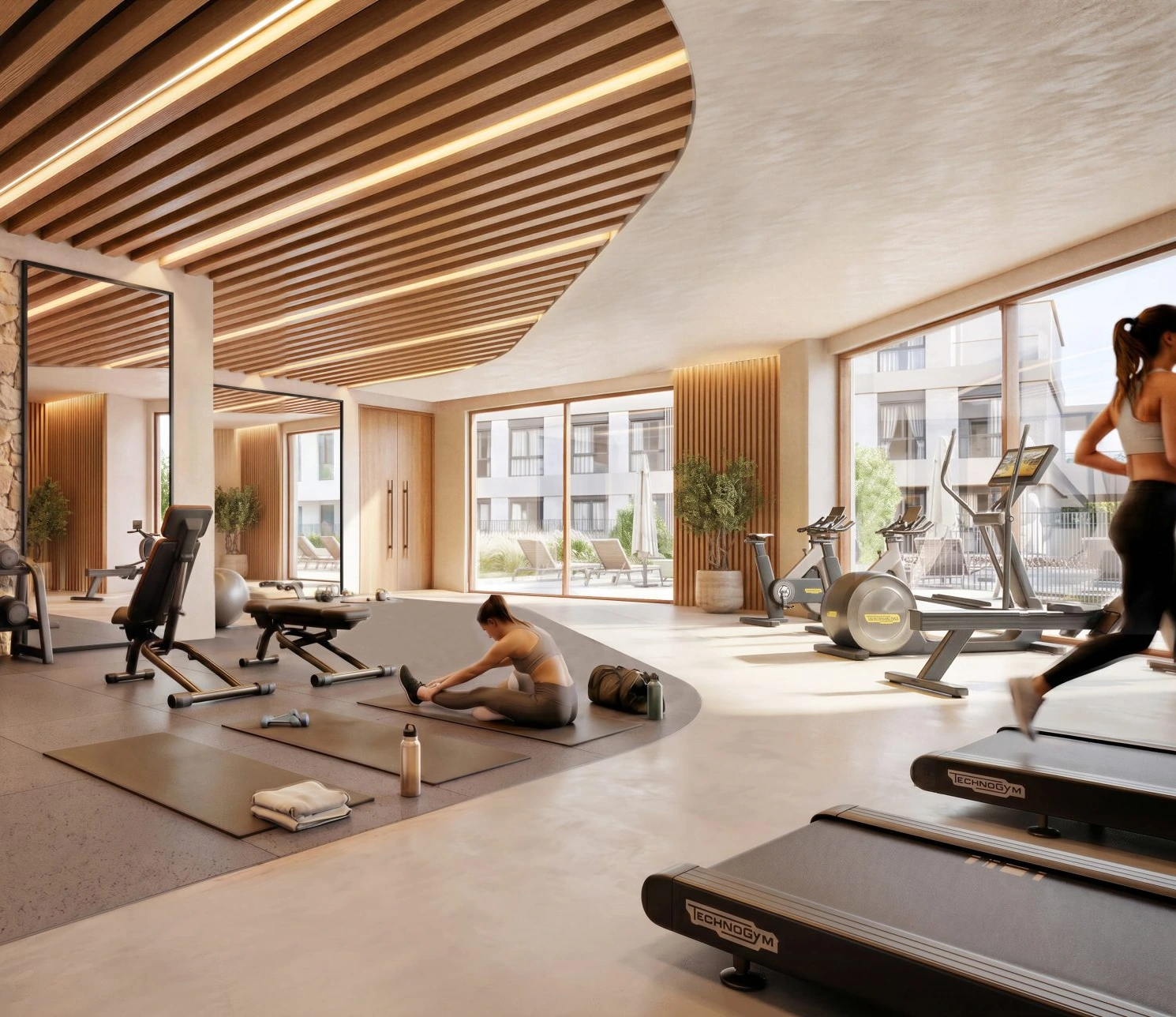 Gimnasio del residencial