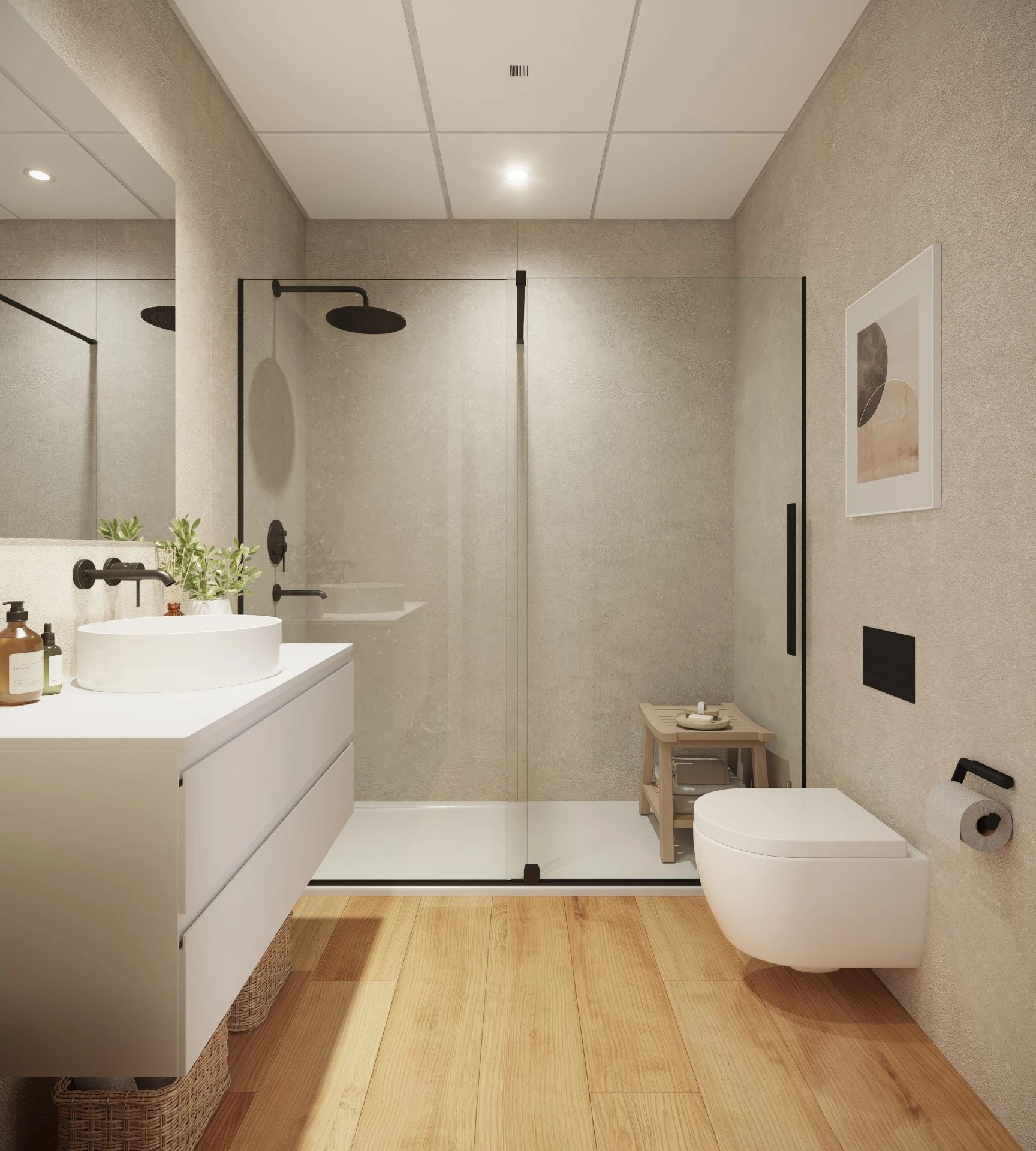 Baño del proyecto residencial
