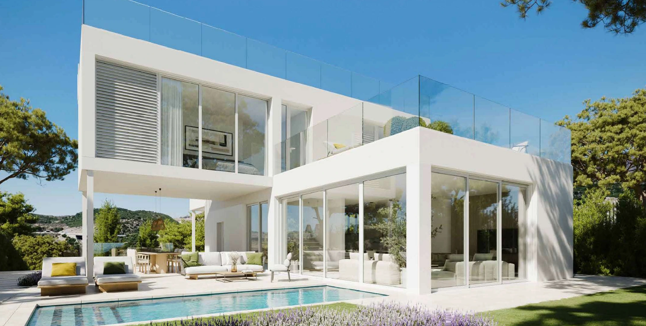 Villa contemporaine avec piscine privée et jardin à Valle Romano, Estepona
