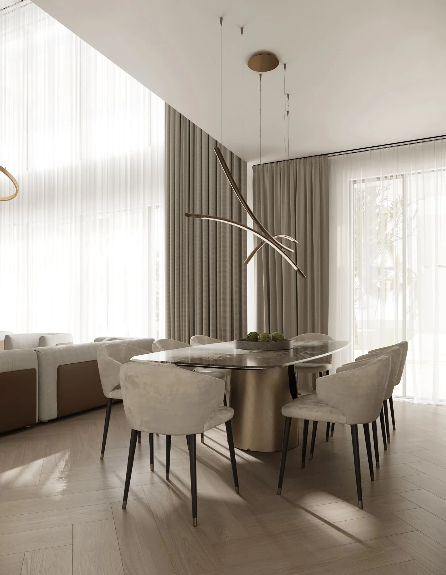 Concepto de interiorismo de la villa · vista 16