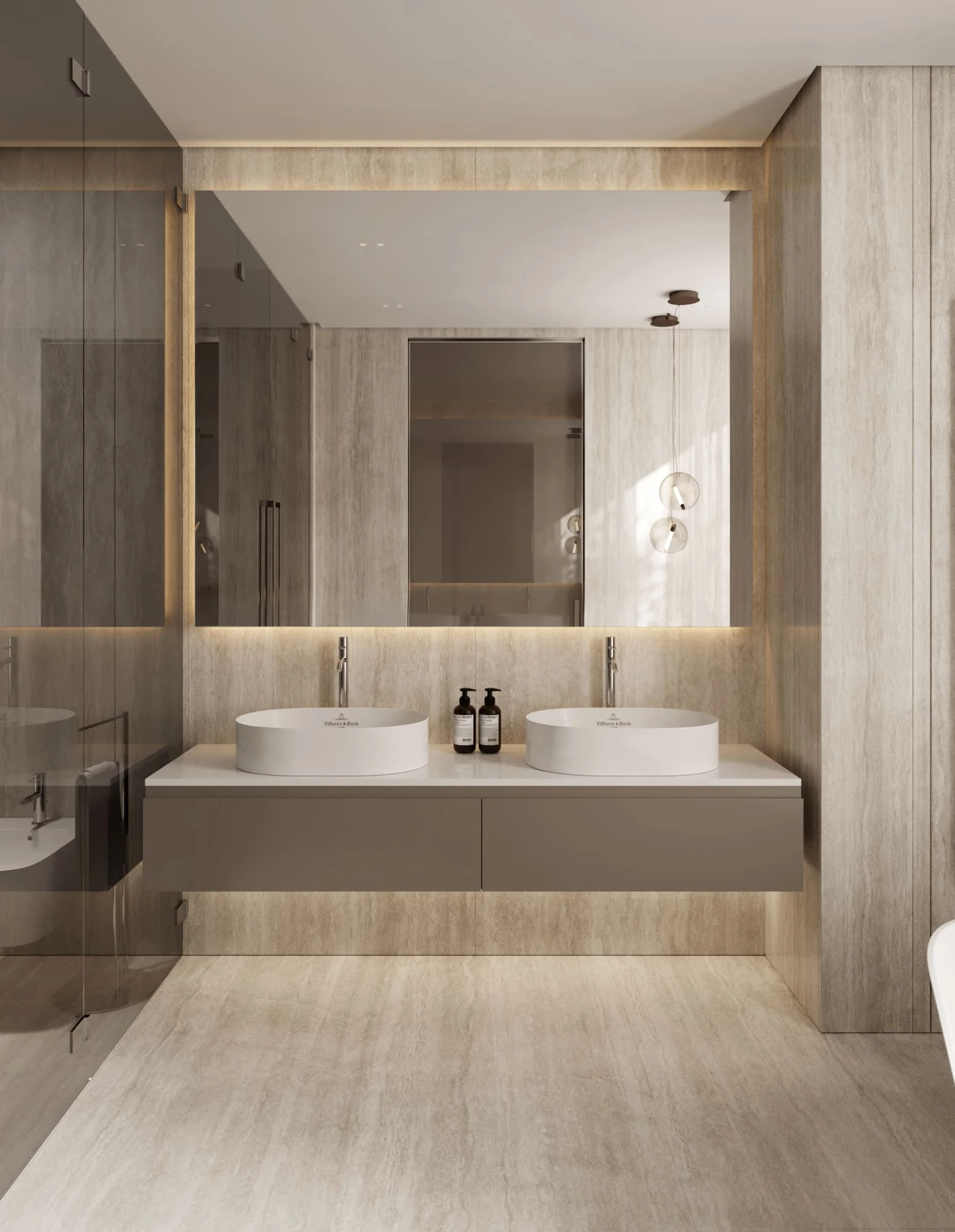 Concepto de interiorismo de la villa · vista 22