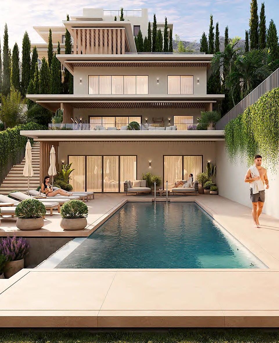 vivienda en planta baja con piscina y jardín privado